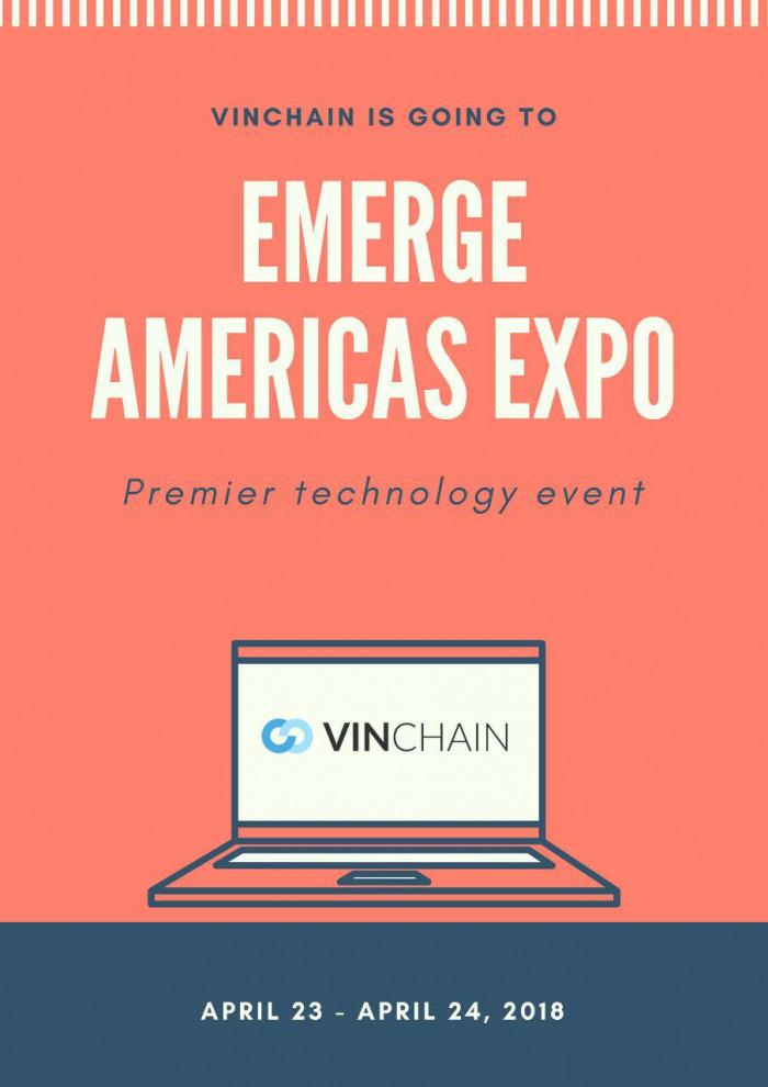 vinchain at emerge americas!
