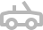 Gray Convertible Car Icon